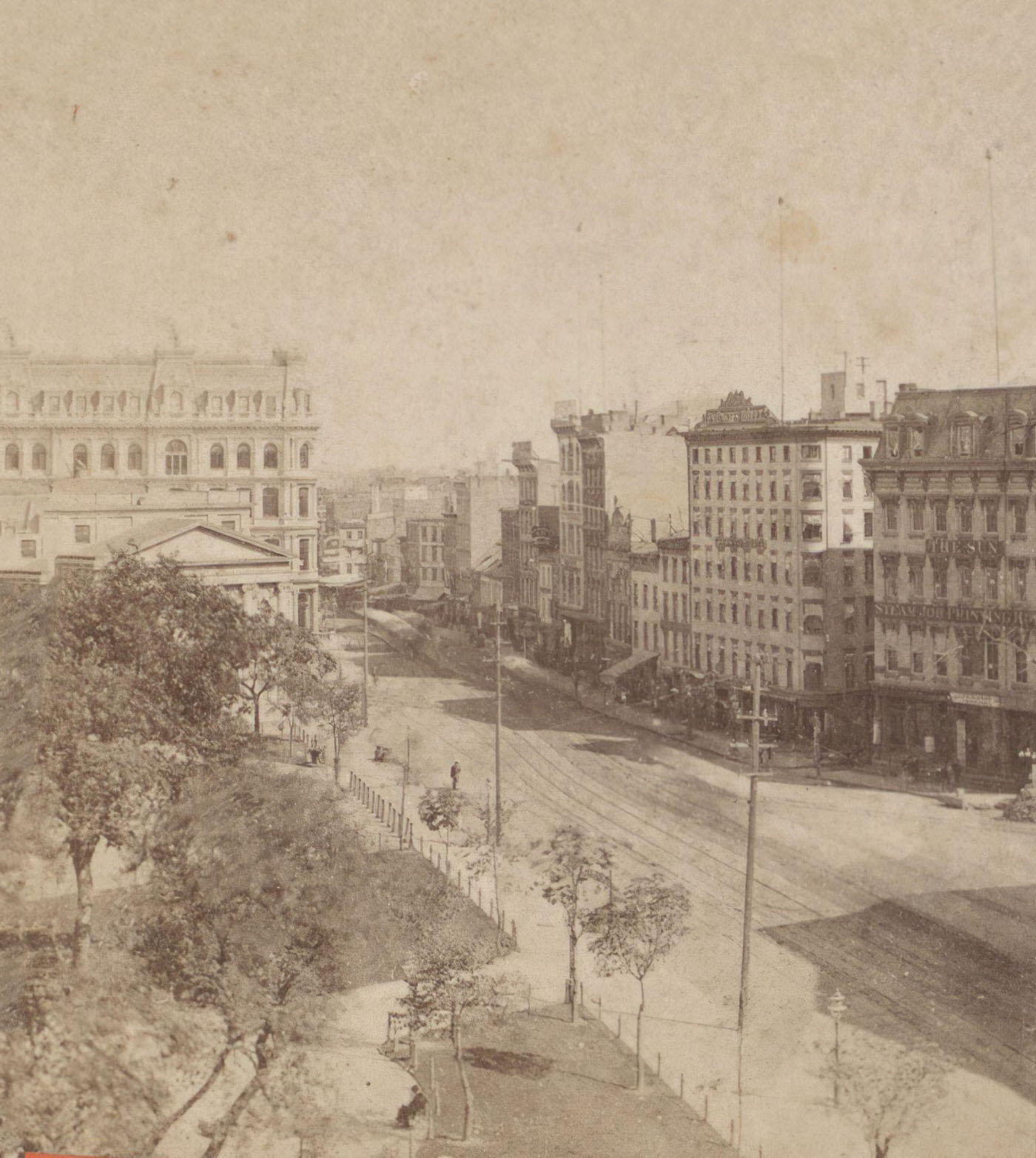 Chatham Street, Manhattan, New York City, 1870