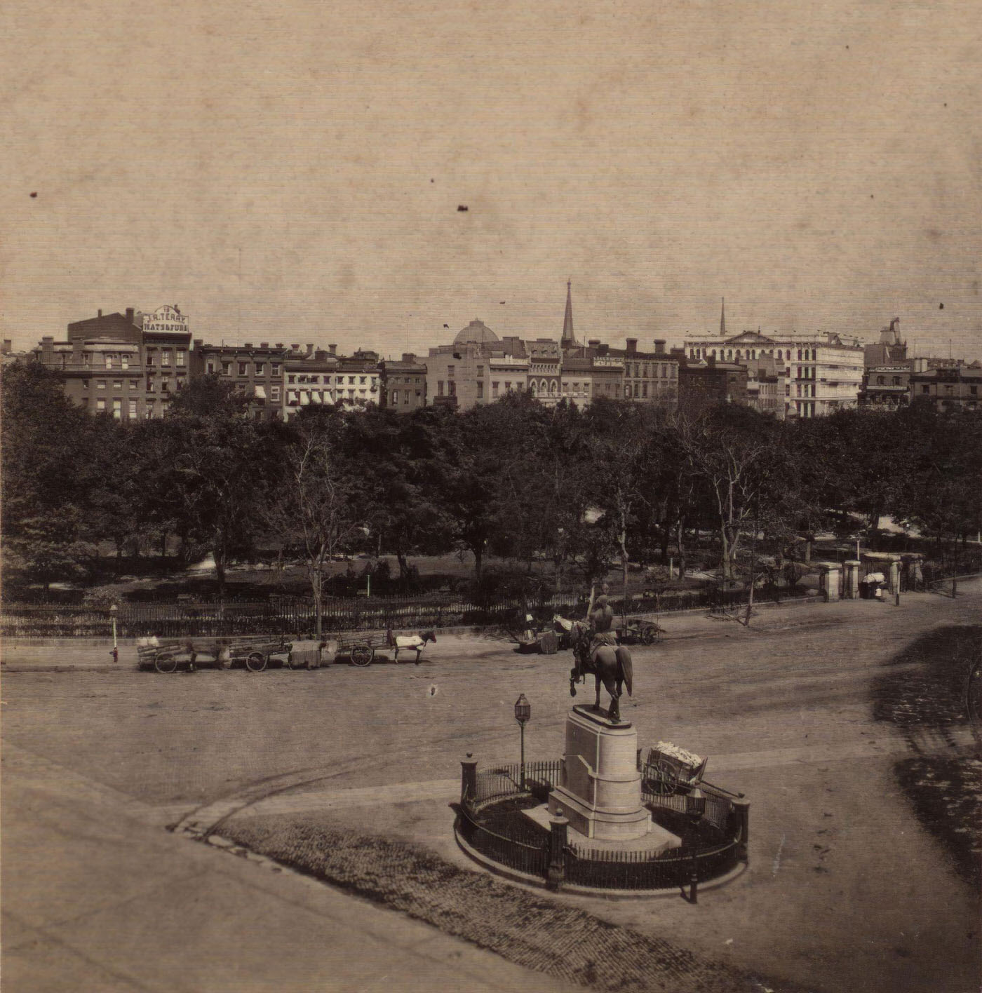 Union Square, New York City, Manhattan, 1875