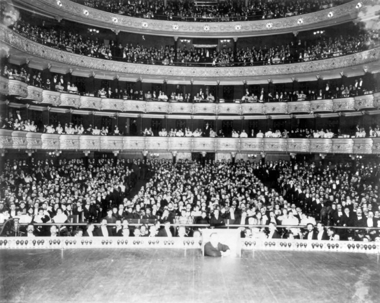 Metropolitan Opera House Audience, New York City, 1888