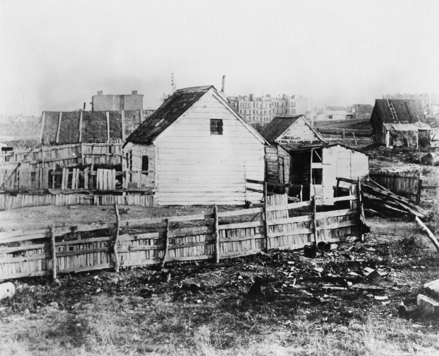 Wood-Built Property At 98Th Street And Fifth Avenue In East Harlem, Upper Manhattan, New York City, 1888