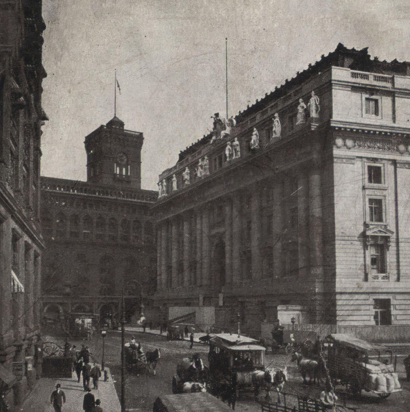 The Custom House, Manhattan, New York City, 1890