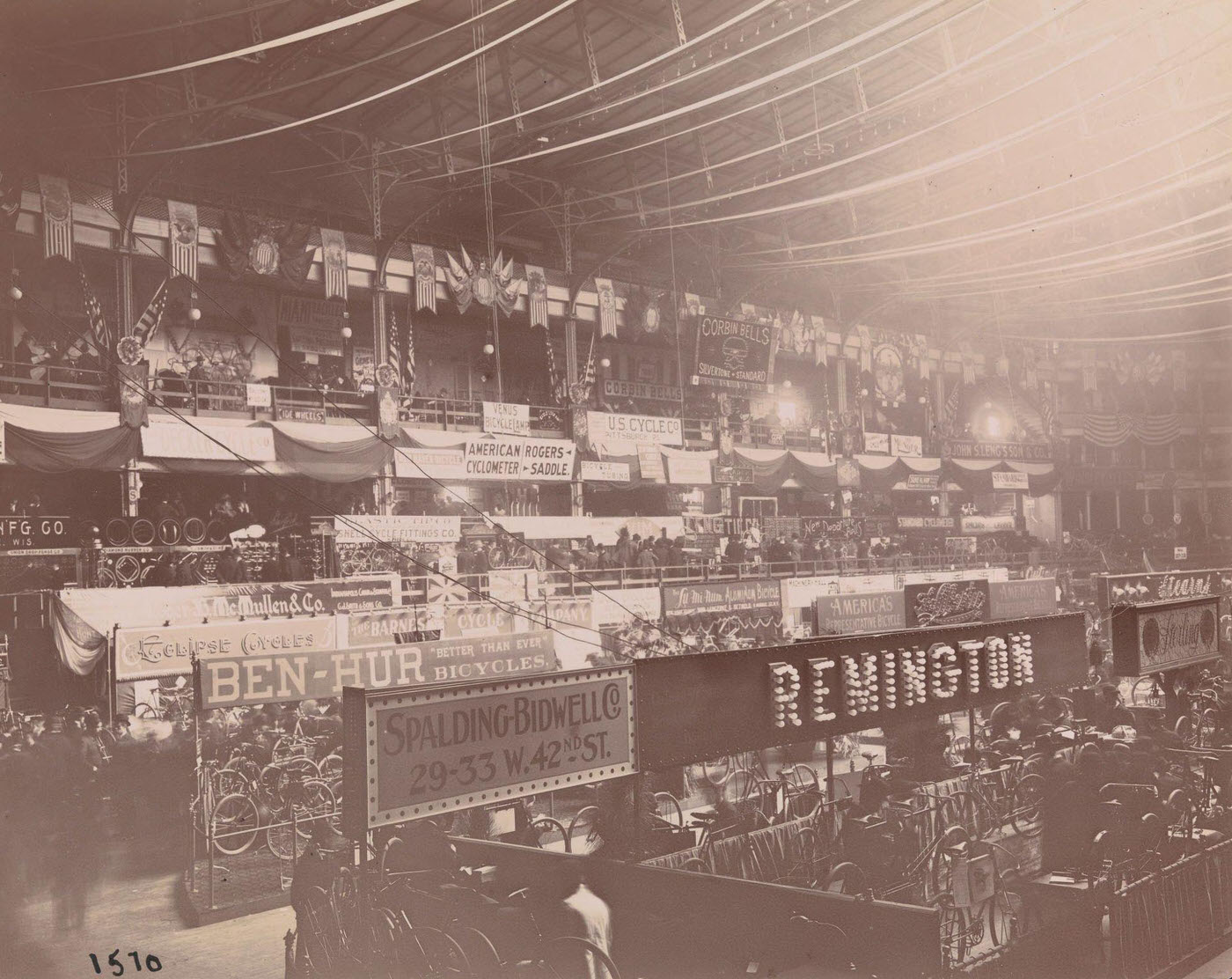 Bicycle Show At Madison Square Garden, New York City, 1890S