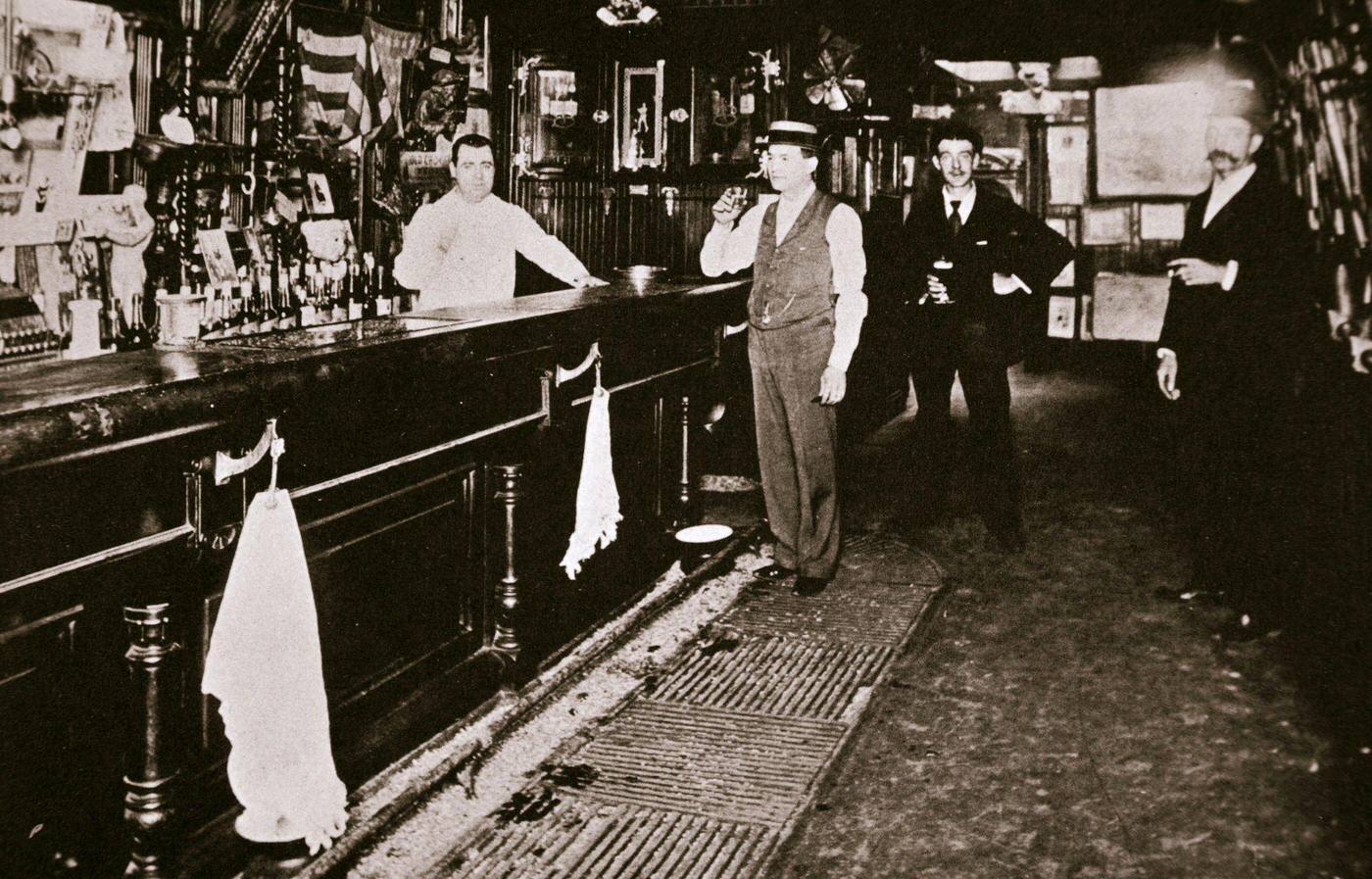 Steve Brodie In His Bar, The New York City Tavern, New York City, 1890S