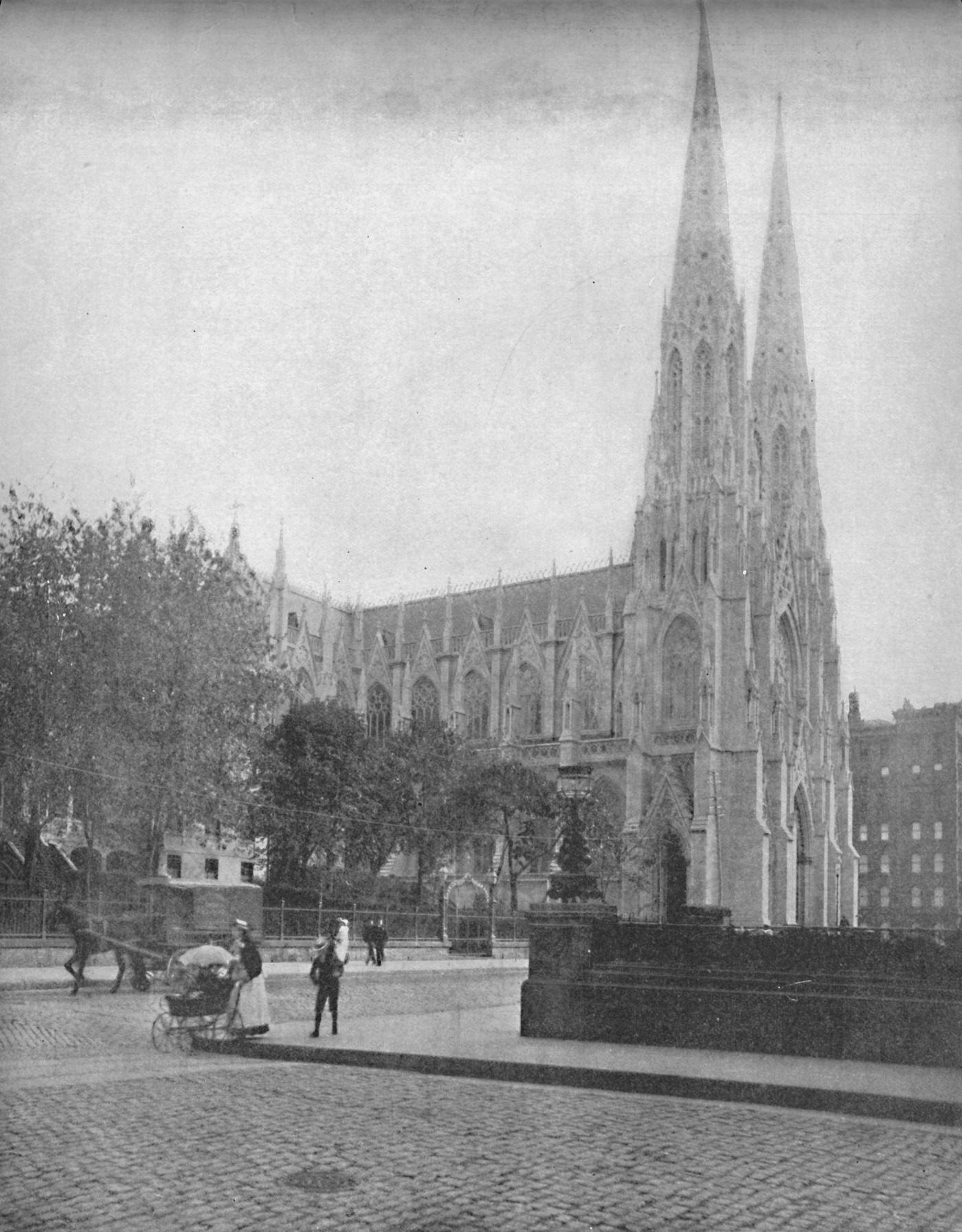 St. Patrick'S Cathedral, New York City, 1897
