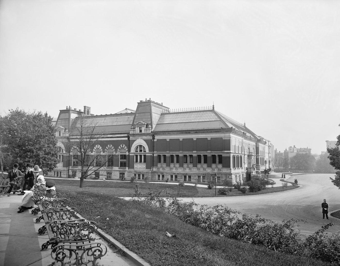 Metropolitan Museum, View from Central Park, New York City, 1900