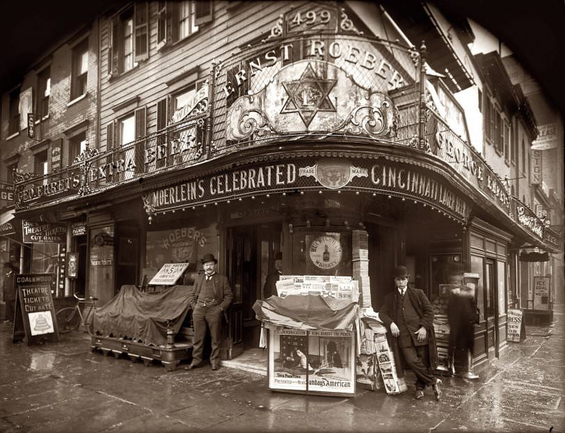 Ernst Roeber'S Manhattan Saloon At 499 Sixth Avenue, New York City, Around Easter 1908.