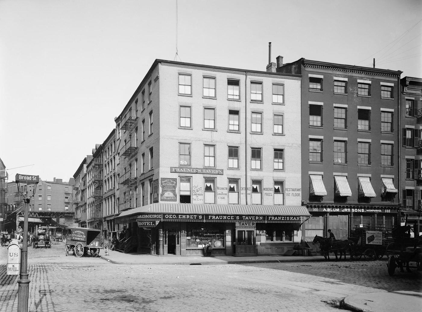 Fraunce'S Tavern, Broad And Pearl Streets, New York City, 1900