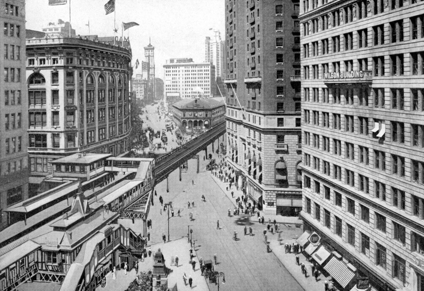 Looking Down Broadway Towards Herald Square, New York City, 1911