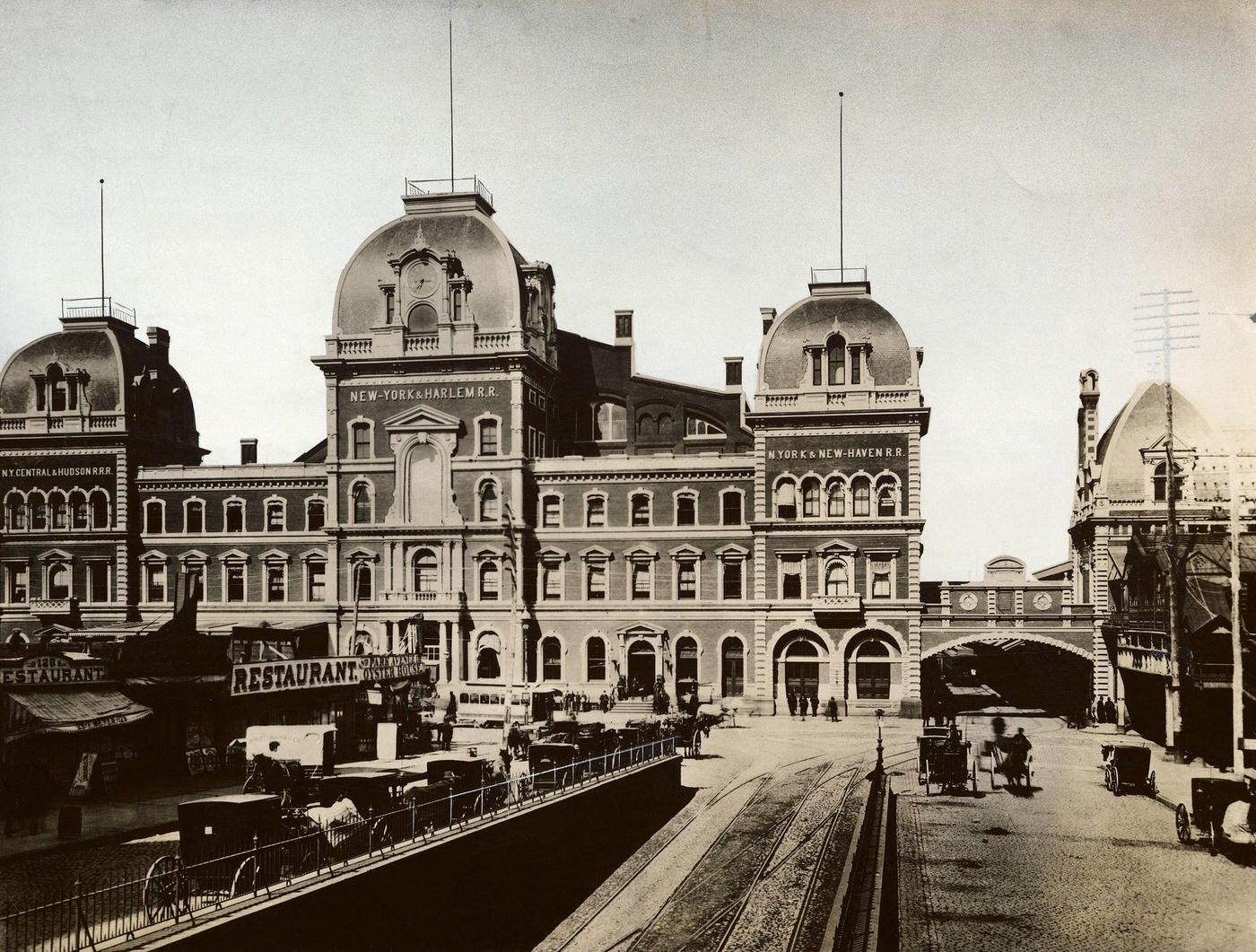 Exterior View Of Grand Central Depot, Replaced By Grand Central Station