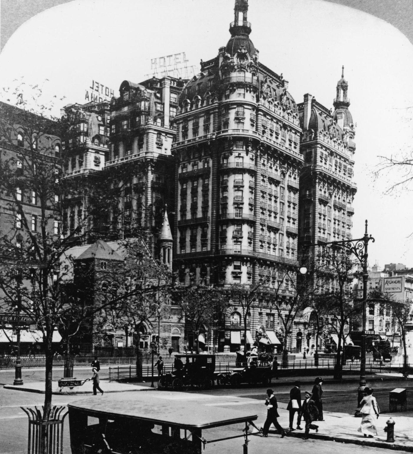View Of The Ansonia Hotel, Upper West Side, New York City, 1914
