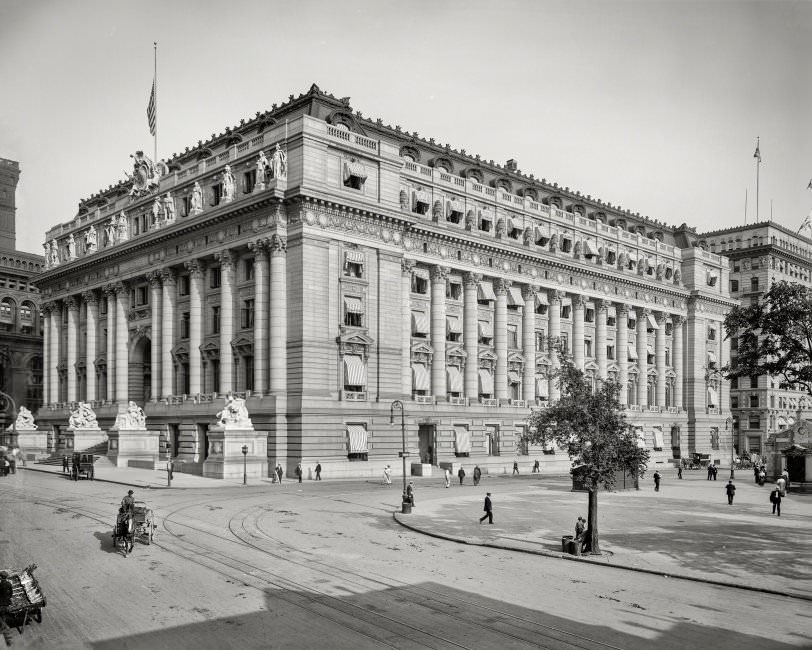U.s. Custom House, Manhattan, New York City, 1910