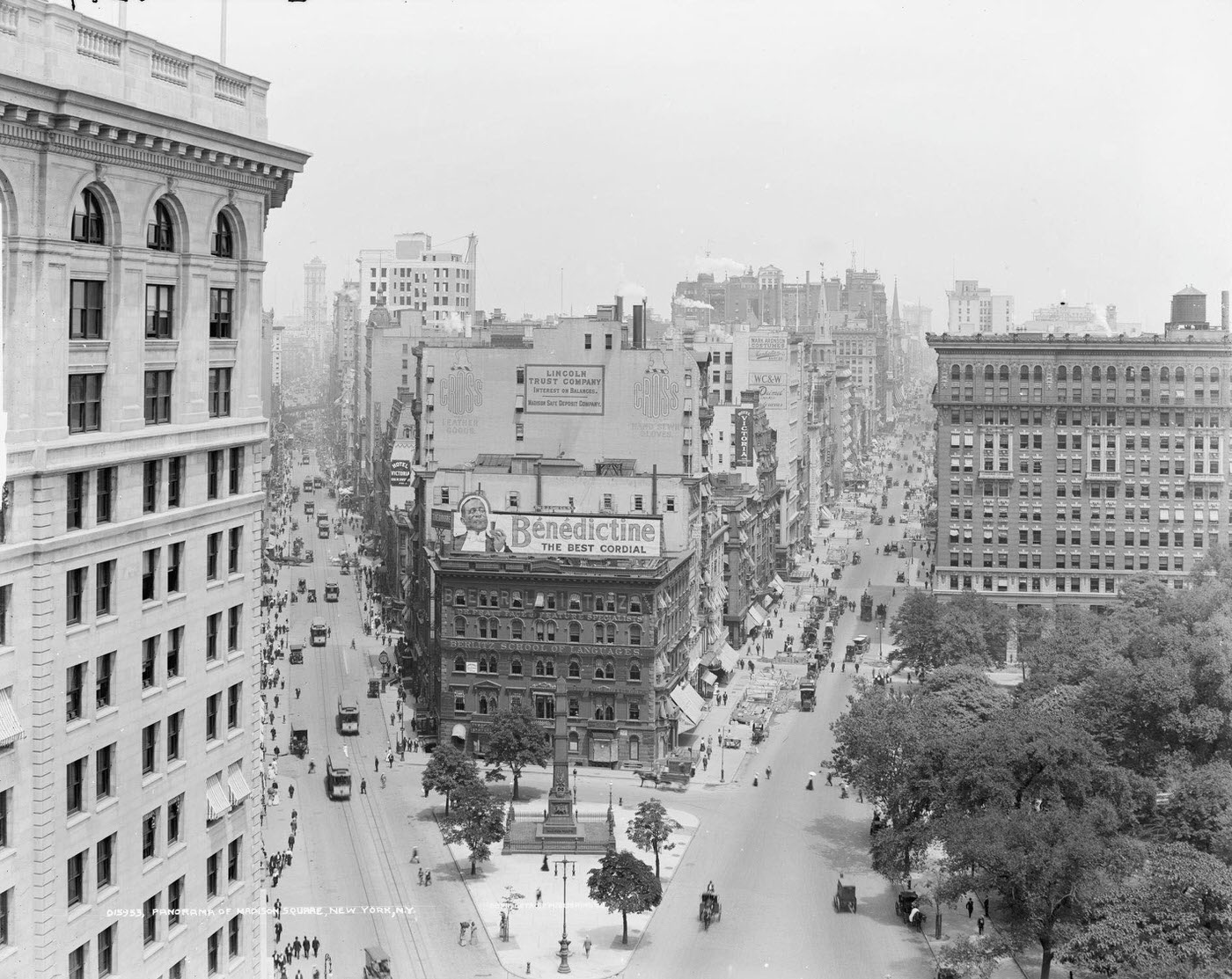 Panorama Of Madison Square, New York City, 1915