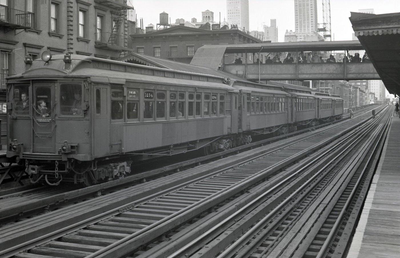 Irt Third Avenue Line, Elevated Railway In Manhattan And The Bronx, New York City, Circa 1915