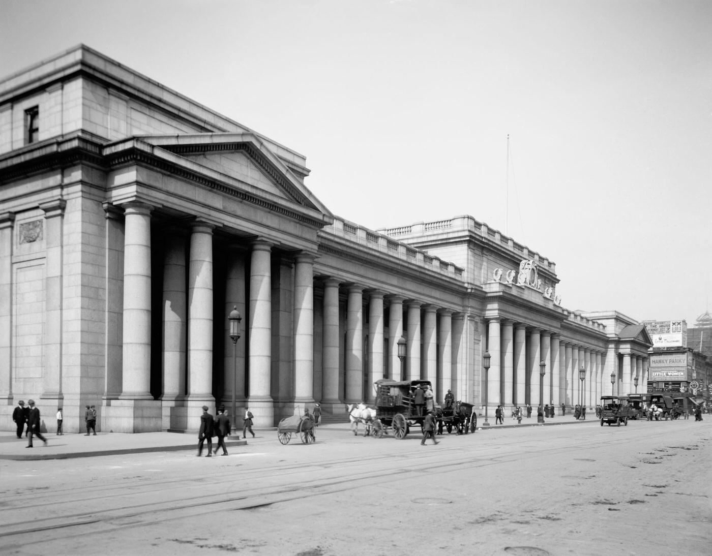 Pennsylvania Station, East Facade, New York City, Early 1910S
