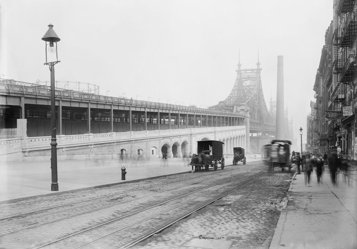 Queensboro Bridge, New York City, 1910