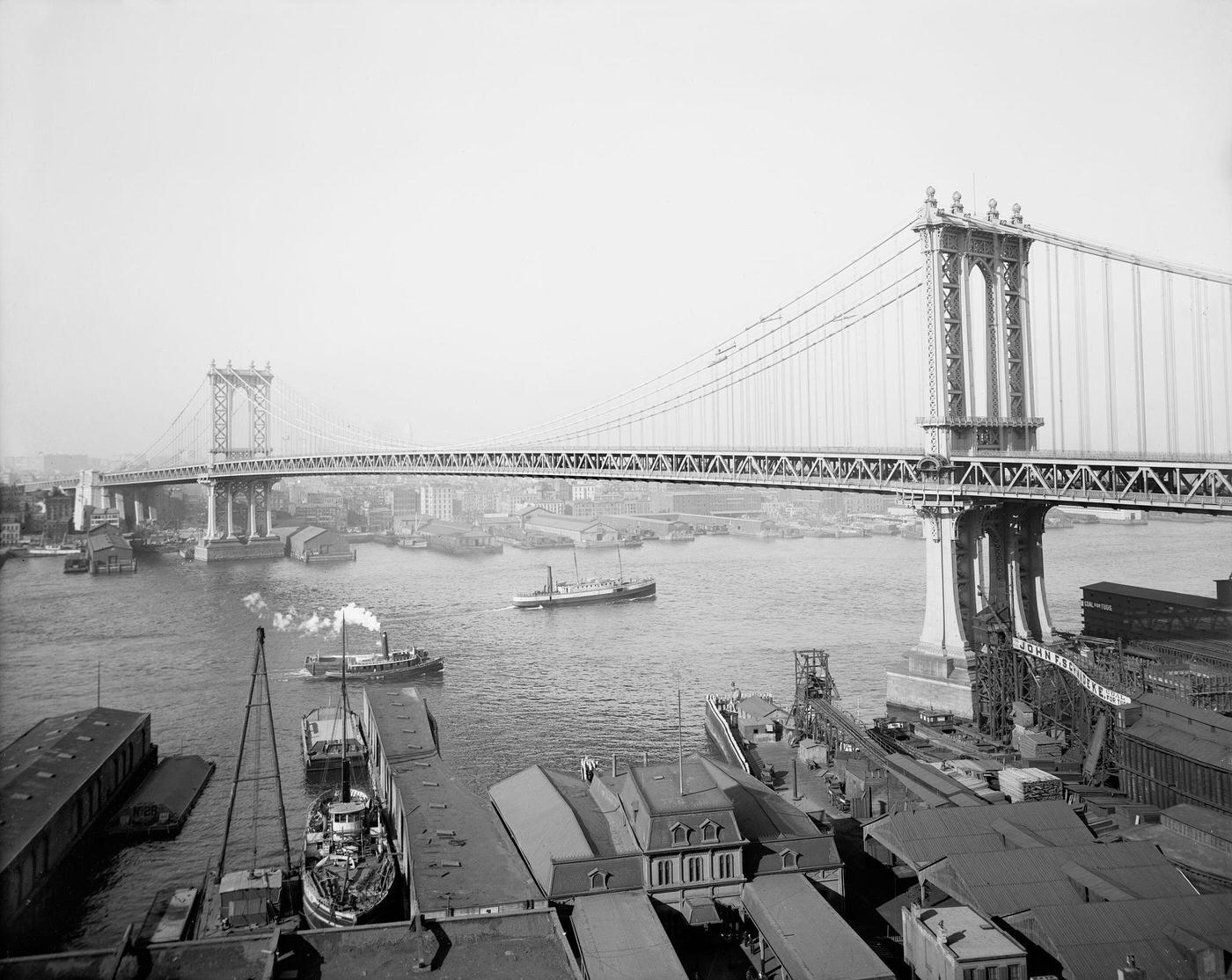 Manhattan Bridge, New York City, 1910