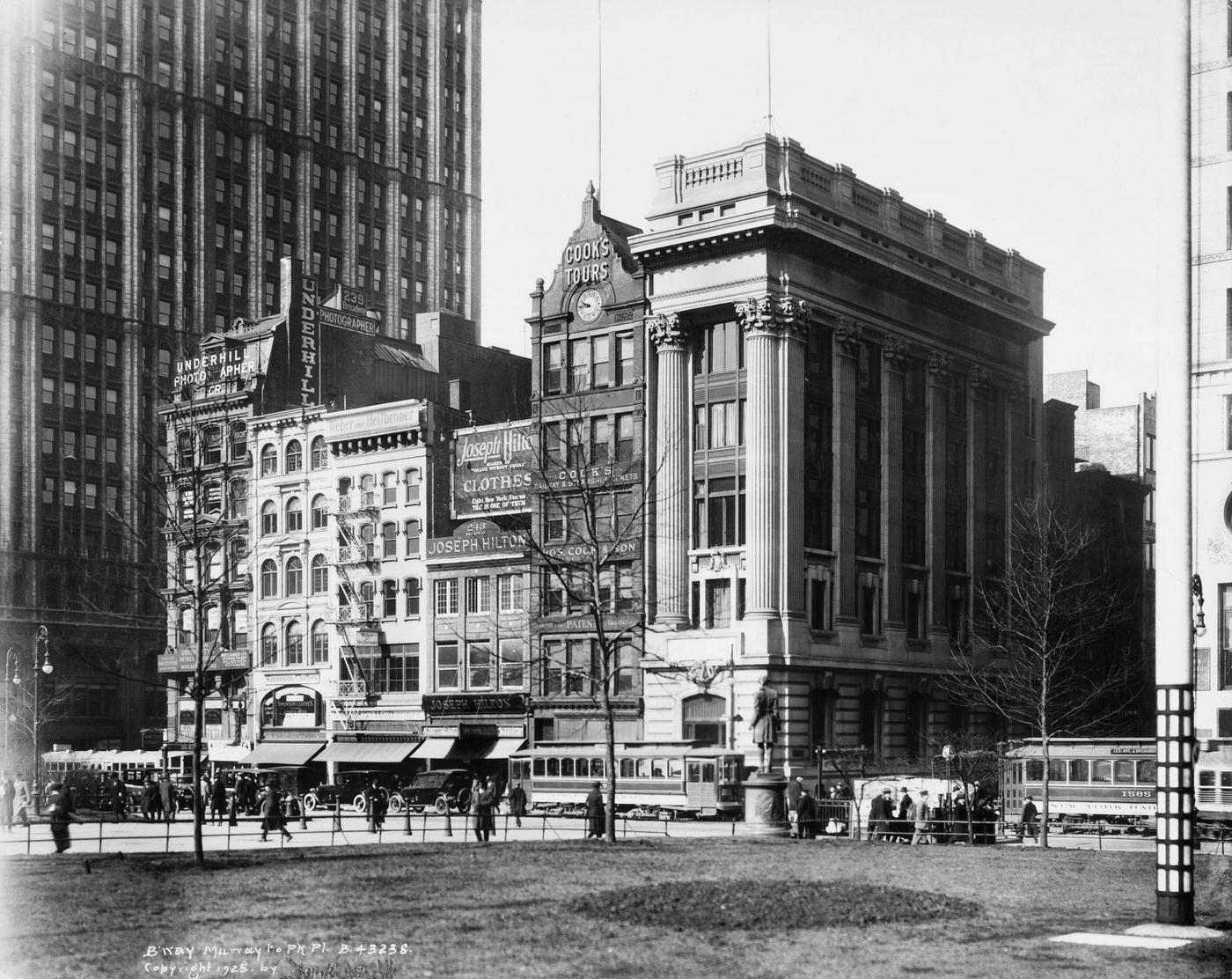 Broadway &Amp;Amp; Murray Street, Manhattan, 1925