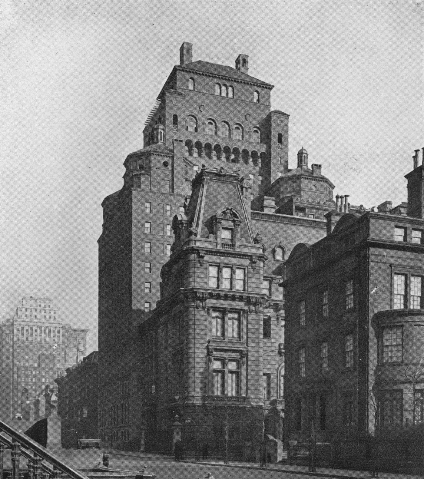 Fraternity Clubs Building, Renaissance Revival Style, Manhattan, 1924