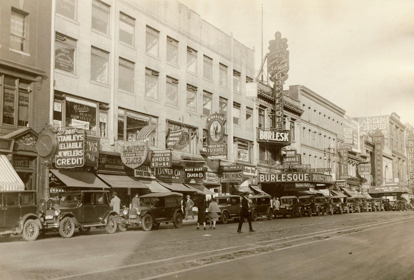 North Side Of 125Th Street &Amp;Amp; Eighth Avenue, Harlem, Manhattan, 1920