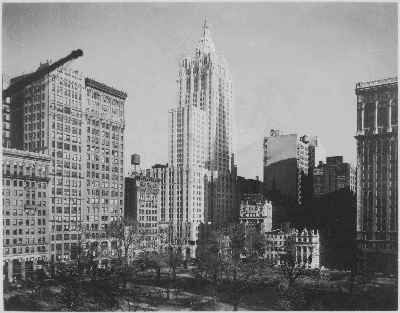 View Towards New York Life Insurance Company, 51 Madison Avenue, Manhattan, 1929