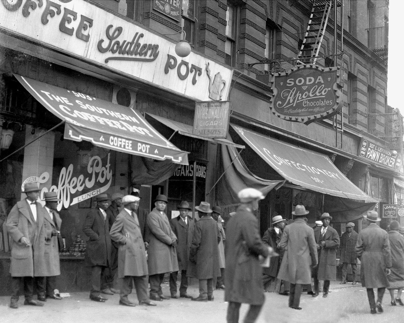 A Harlem Street Scene, Manhattan, 1920S.