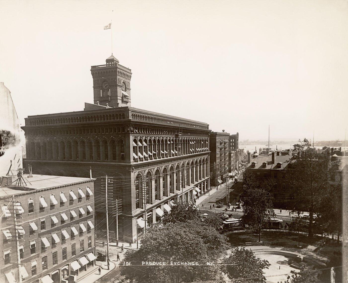 Produce Exchange Building At 2 Broadway And Bowling Green, Manhattan, 1920S.