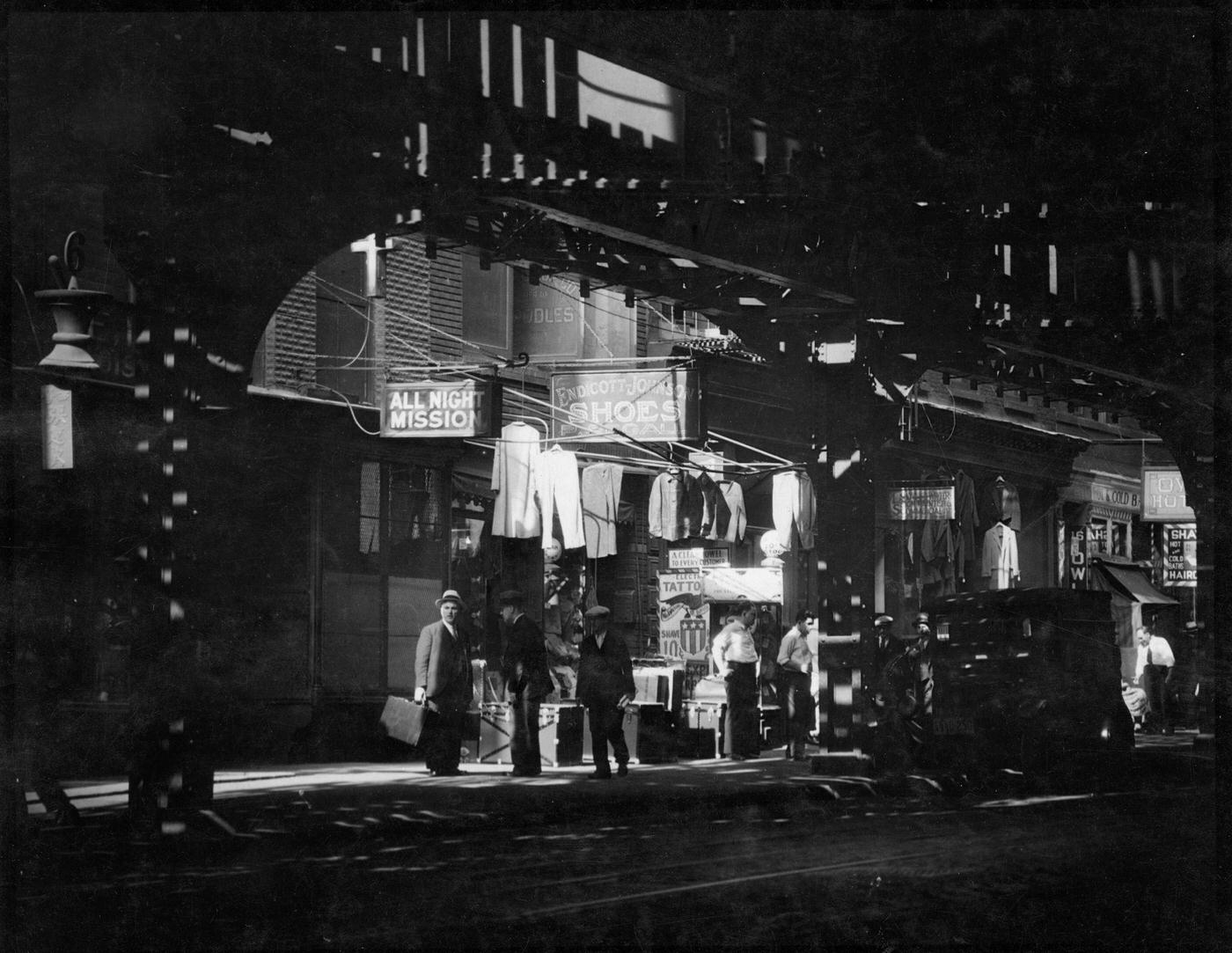 Bowery, Manhattan, 1920S.