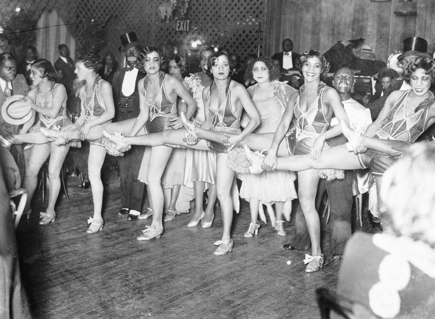 Dancers At Small'S Paradise Club In Harlem, Manhattan, 1929.
