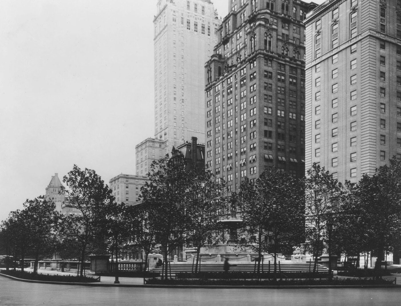 Grand Army Plaza, Manhattan, 58Th Street Opposite Plaza Hotel, Manhattan, 1929