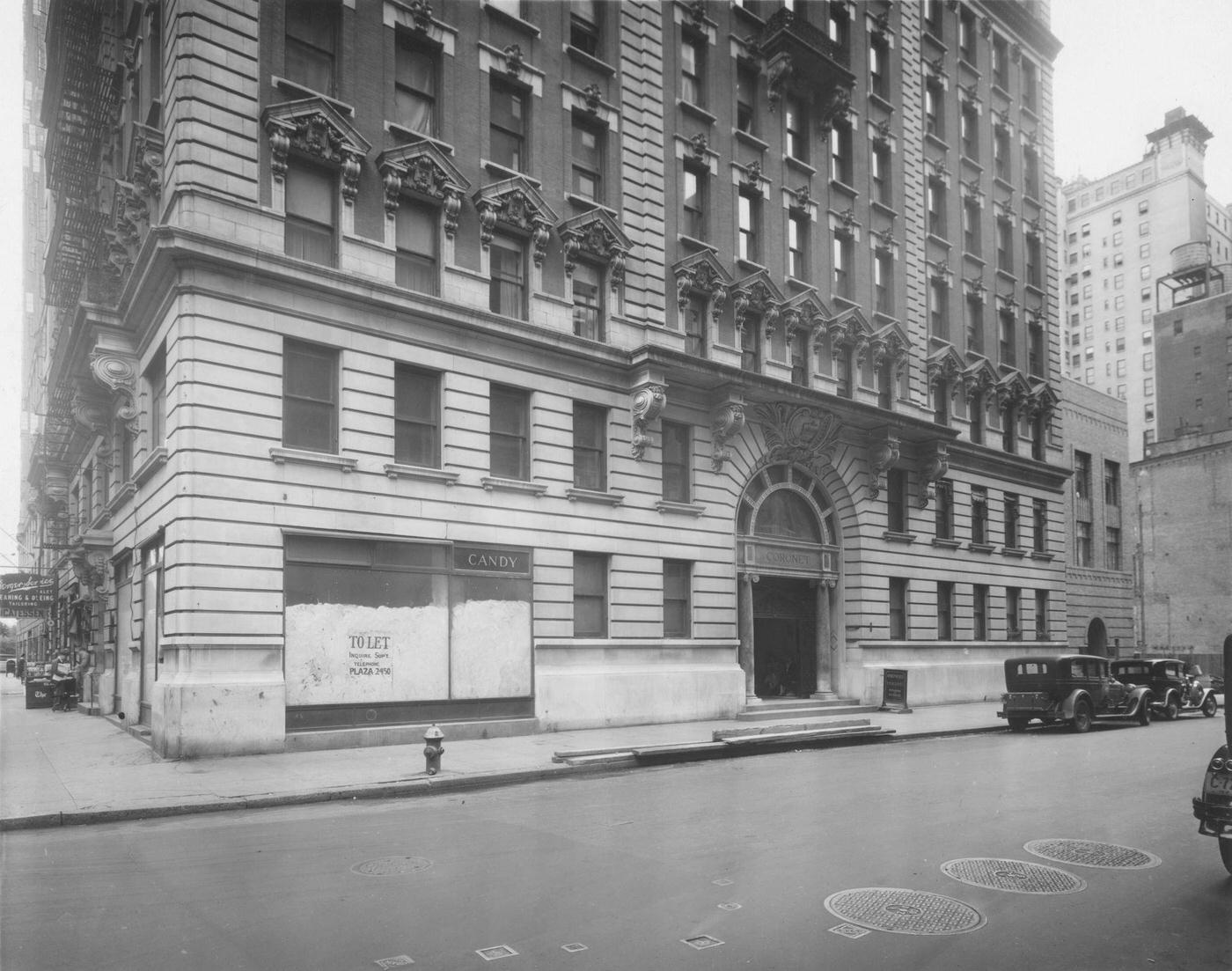 Northeast Corner Of 58Th Street &Amp;Amp; Sixth Avenue, Manhattan, 1929