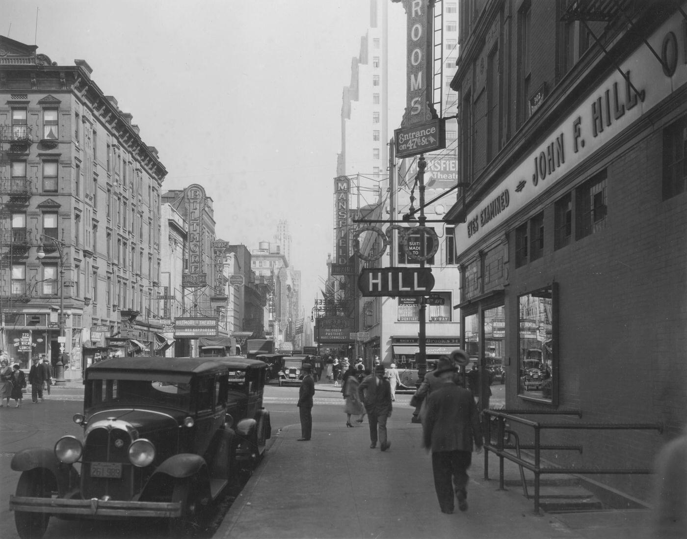 Eighth Avenue &Amp;Amp; 47Th Street, Manhattan, 1929