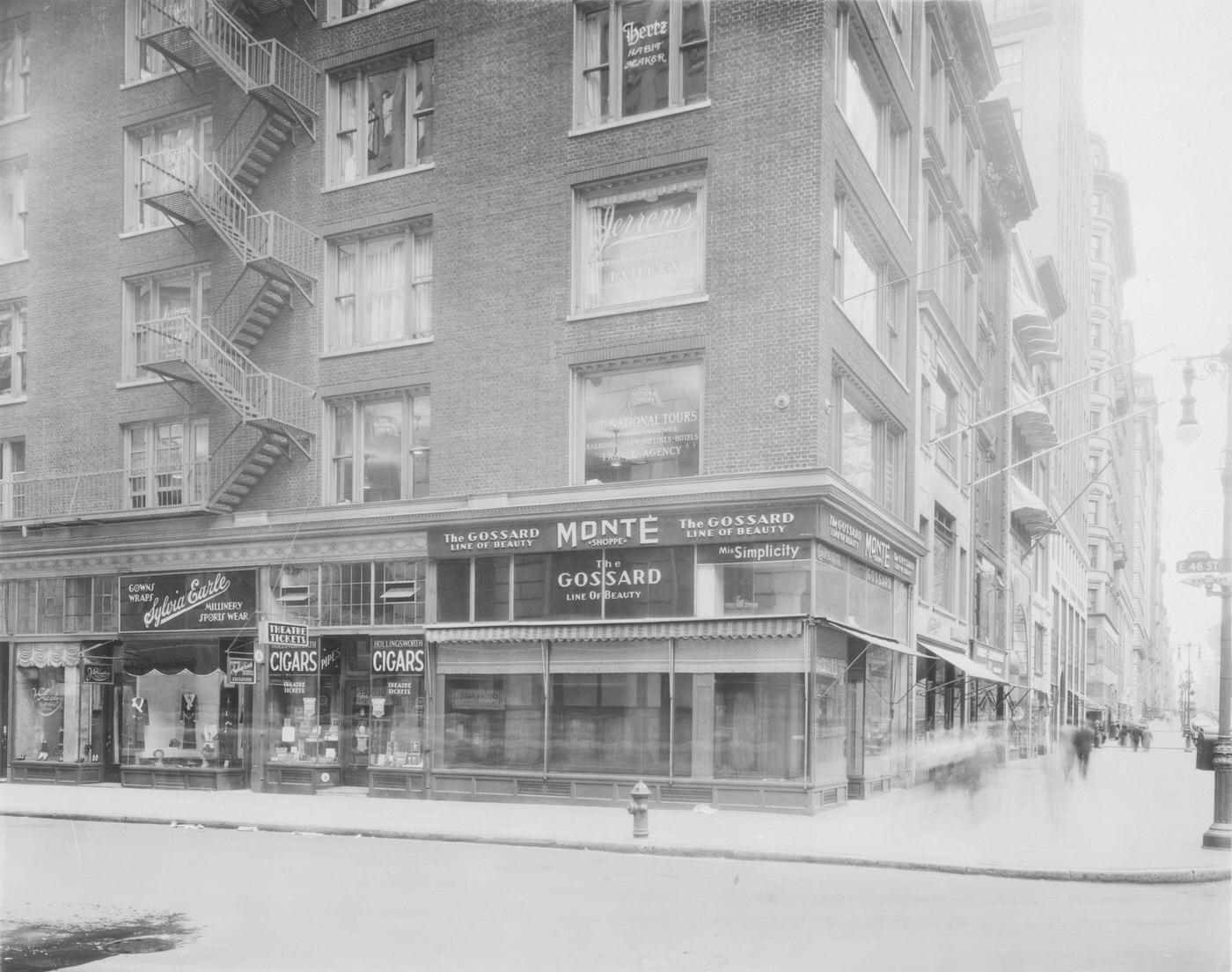 Corner Of East 46Th Street &Amp;Amp; Fifth Avenue, Manhattan, 1929