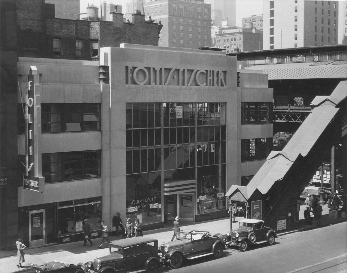 Foltis-Fischer Restaurant, 42Nd Street And Third Avenue, Manhattan, 1929.