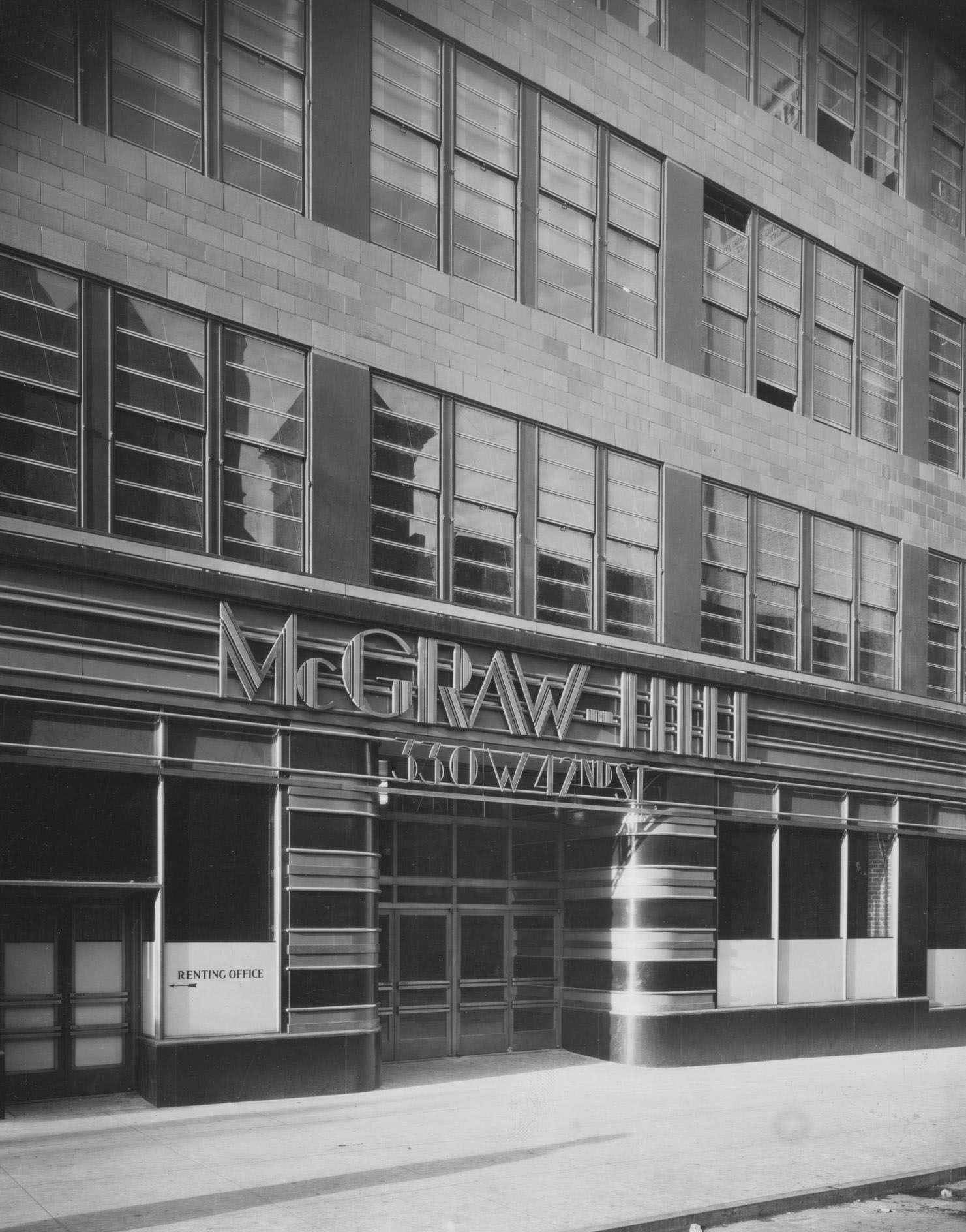 Mcgraw-Hill Building, 330 West 42Nd Street, Manhattan, 1929.