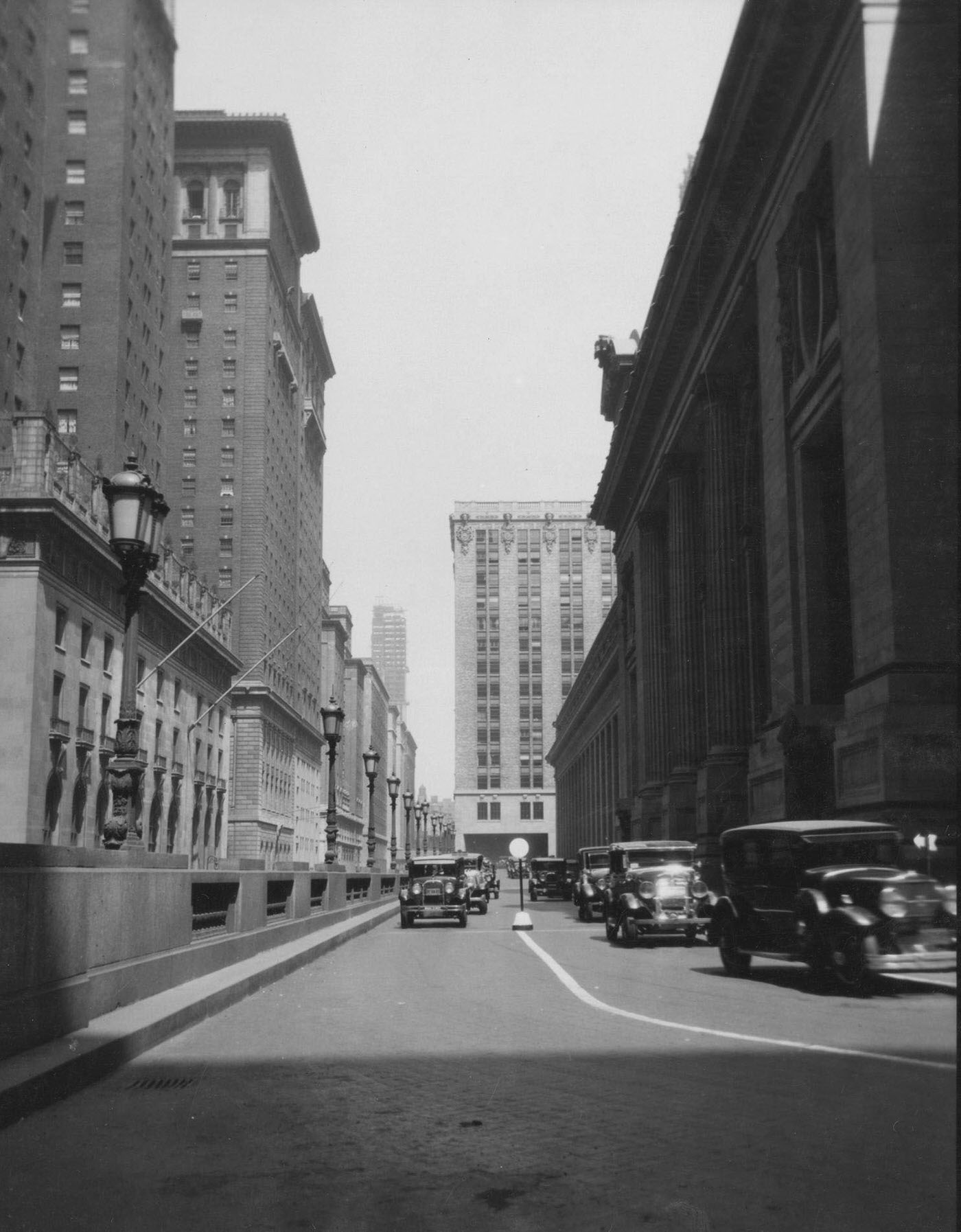 Viaduct Around Grand Central Terminal, Manhattan, 1929.