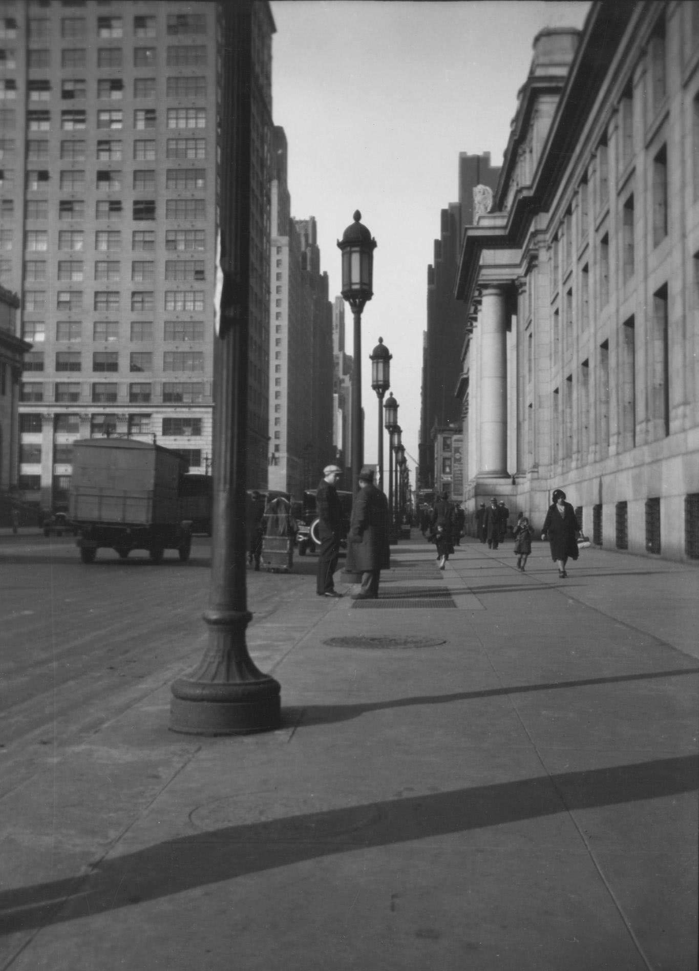 Penn Station, North On Eighth Avenue, Manhattan, 1929.