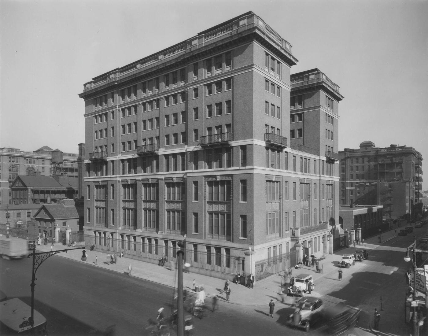 Bellevue Hospital, Manhattan, 1929.