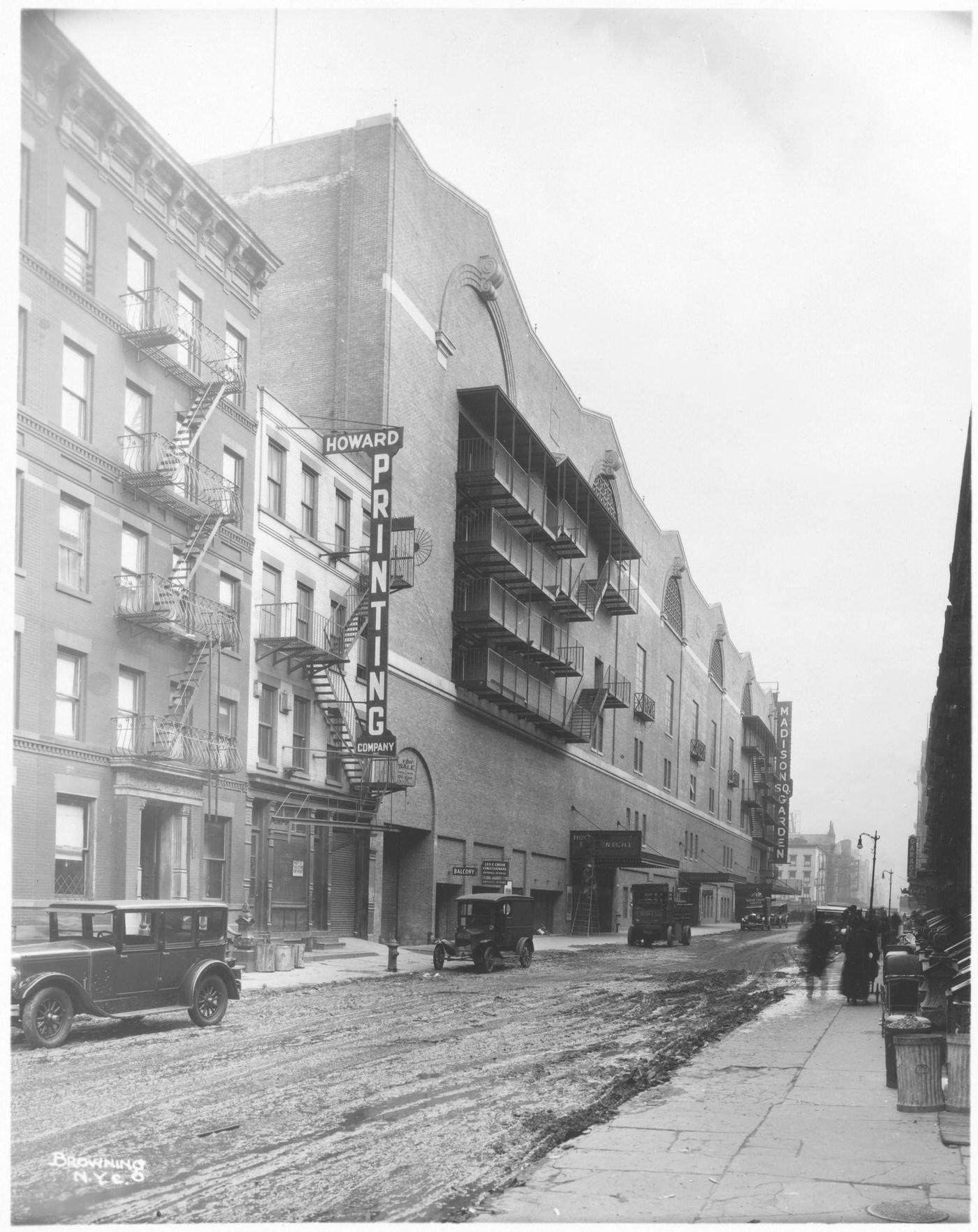 Madison Square Garden, Eighth Avenue, Manhattan, After 1925.