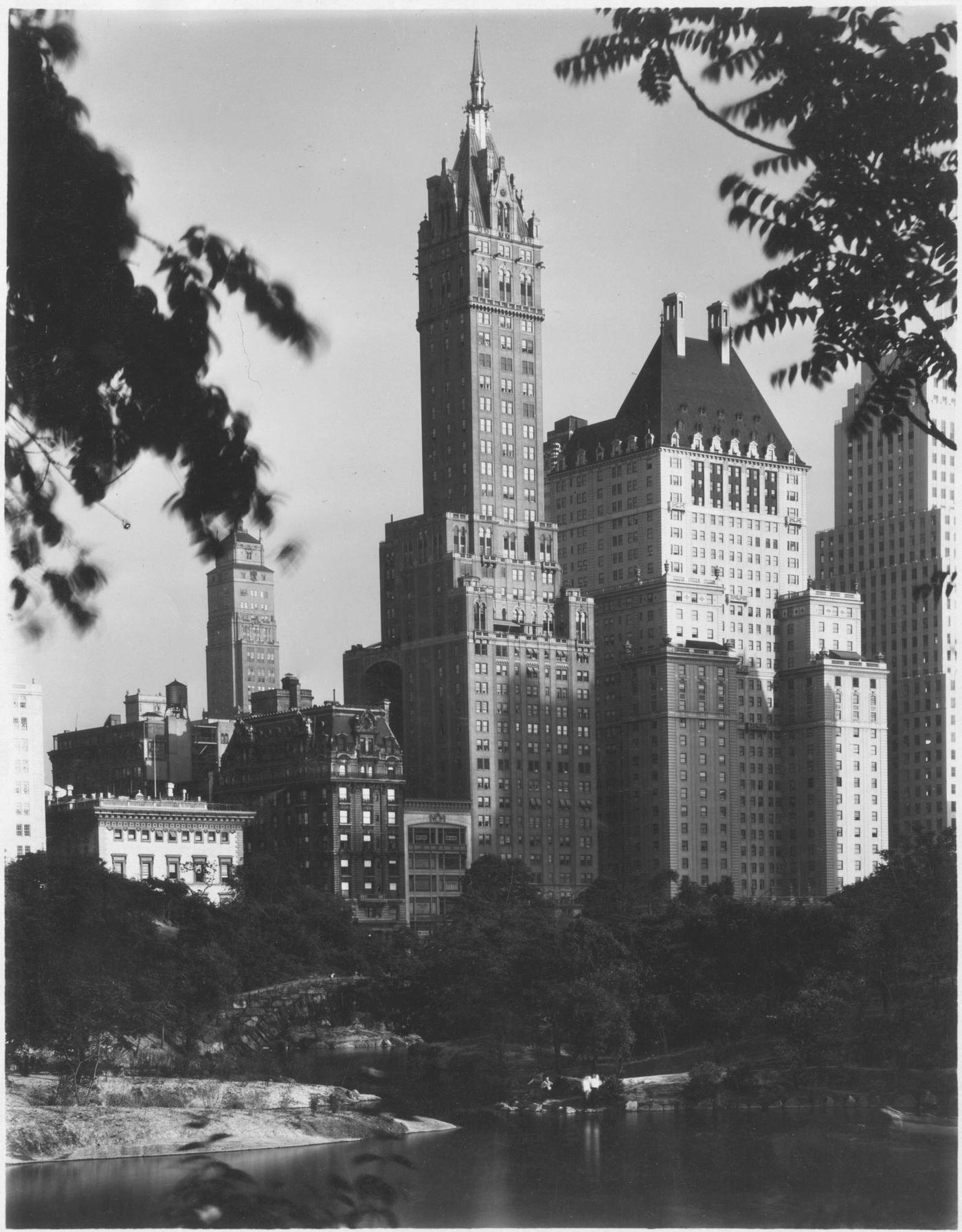 Sherry Netherland And Savoy Plaza Hotels, 59Th St Central Park, Manhattan, 1929.