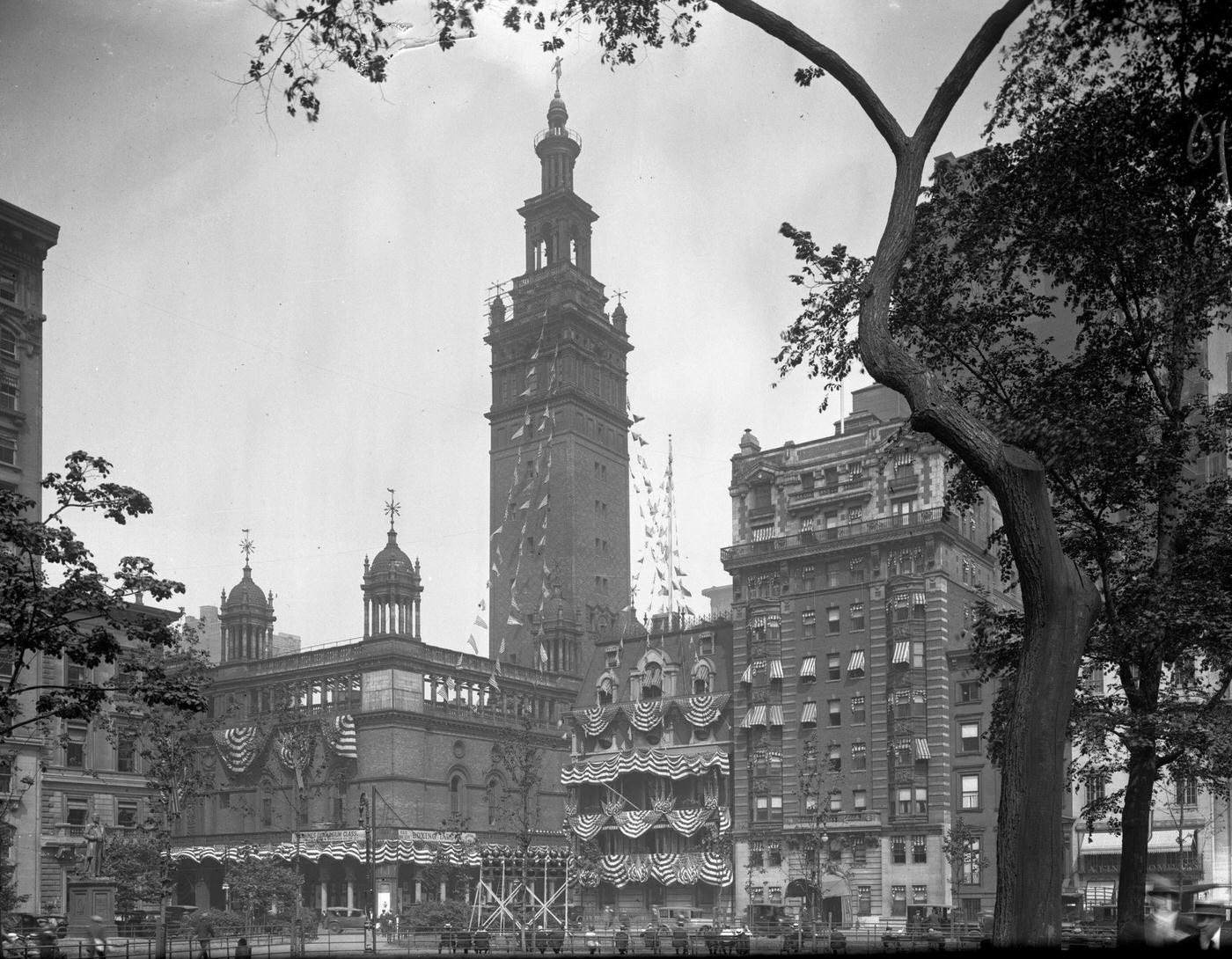 Madison Square Garden, Old Madison Square Garden At 26Th And Madison Square Park, New York City, 1923.