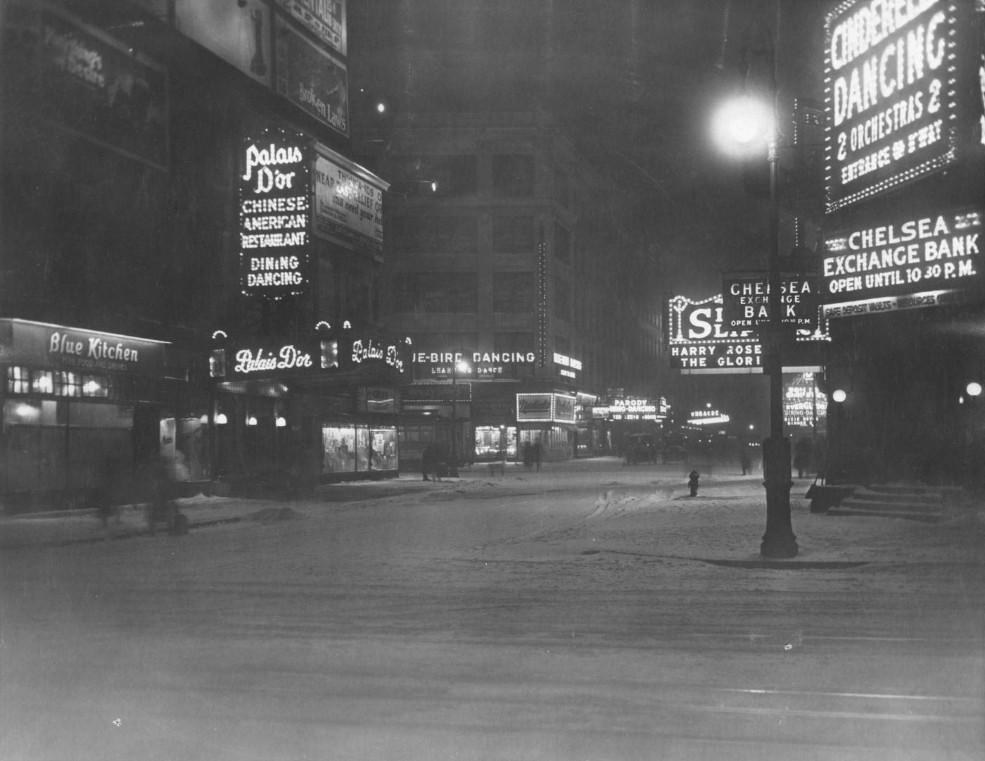 48Th Street Between 7Th Avenue &Amp;Amp; Broadway, New York City, 1922.