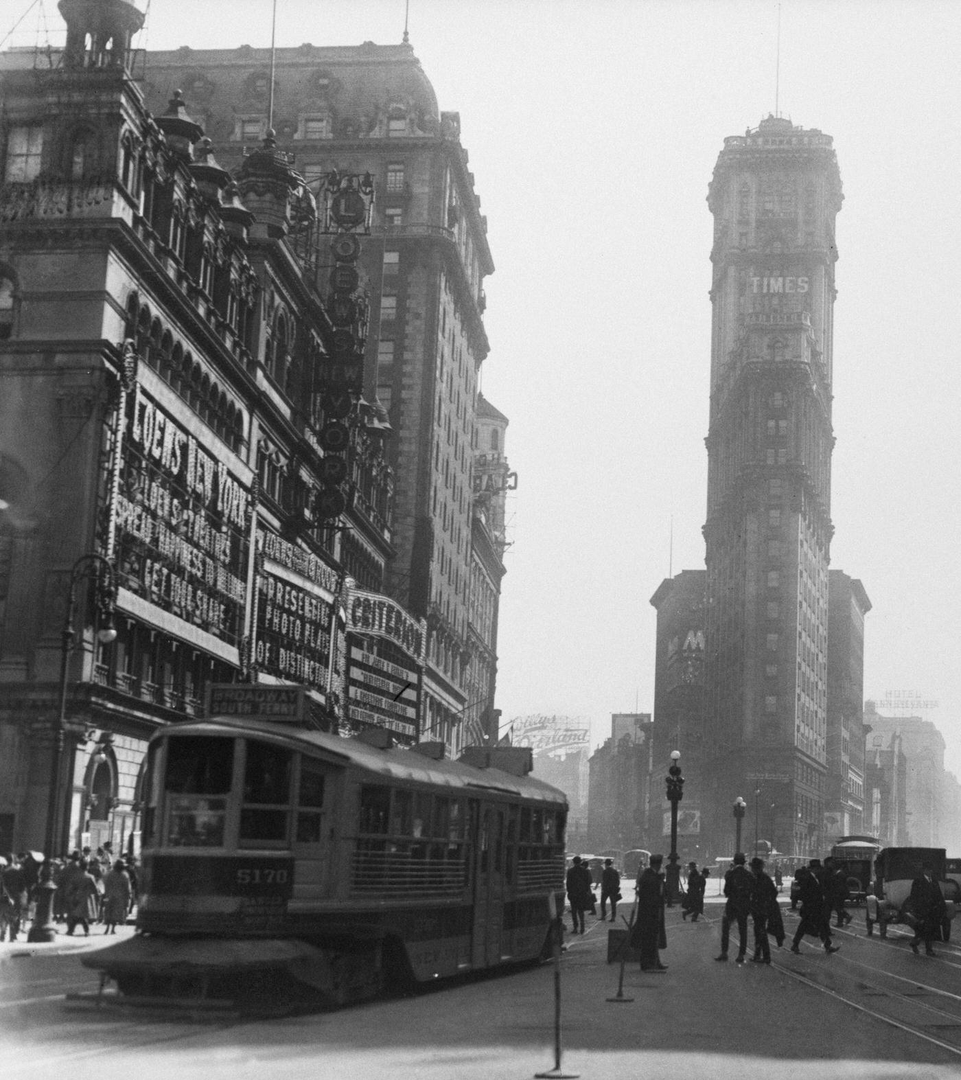 Times Square, New York City, 1921.