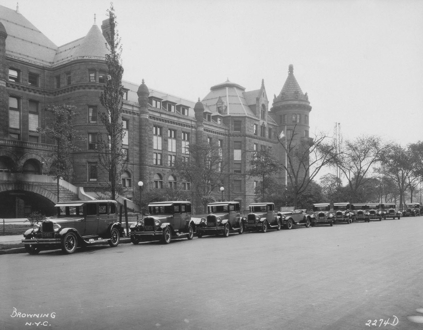 American Museum Of Natural History, View Along 77Th Street, New York City, 1929.