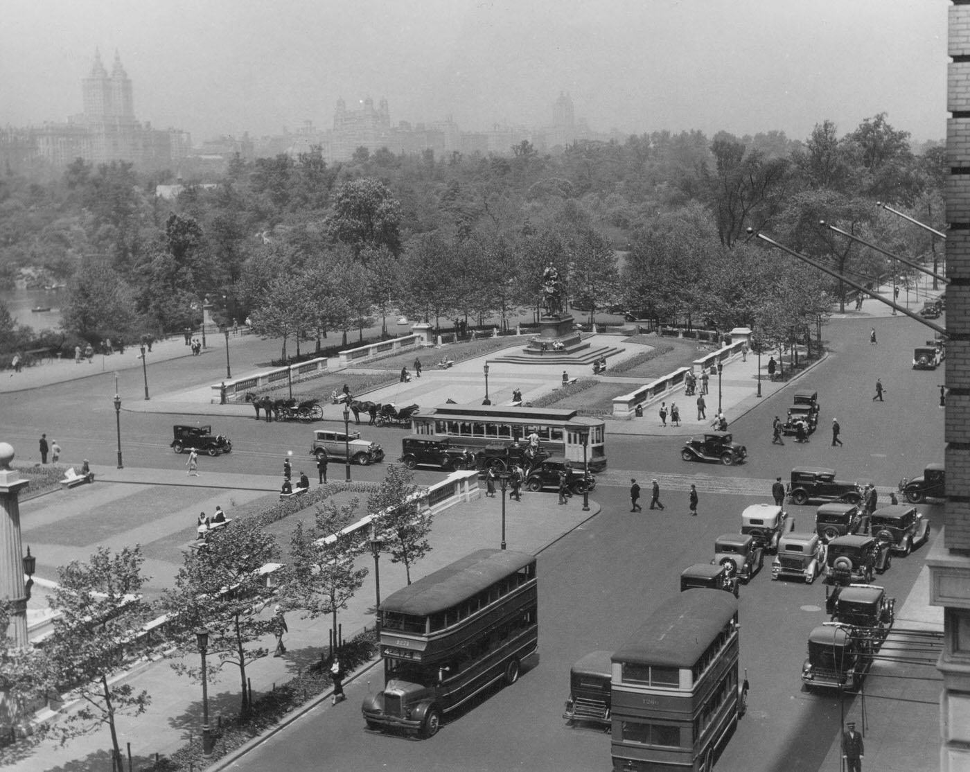 Central Park &Amp;Amp; Grand Army Plaza, New York City, 1929.