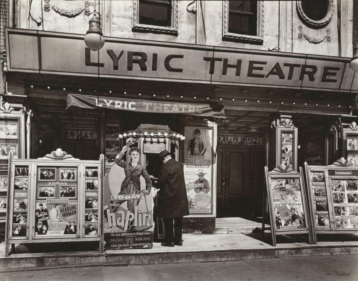 Lyric Theatre, Third Avenue Between 12Th And 13Th Street, Manhattan, 1936.