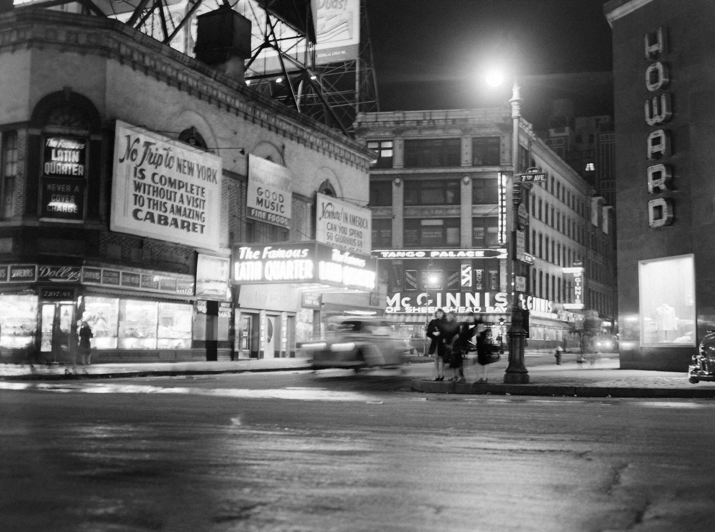 Famous Latin Quarter Night Club On The Corner Of Broadway And West 48Th Street In Manhattan, 1946
