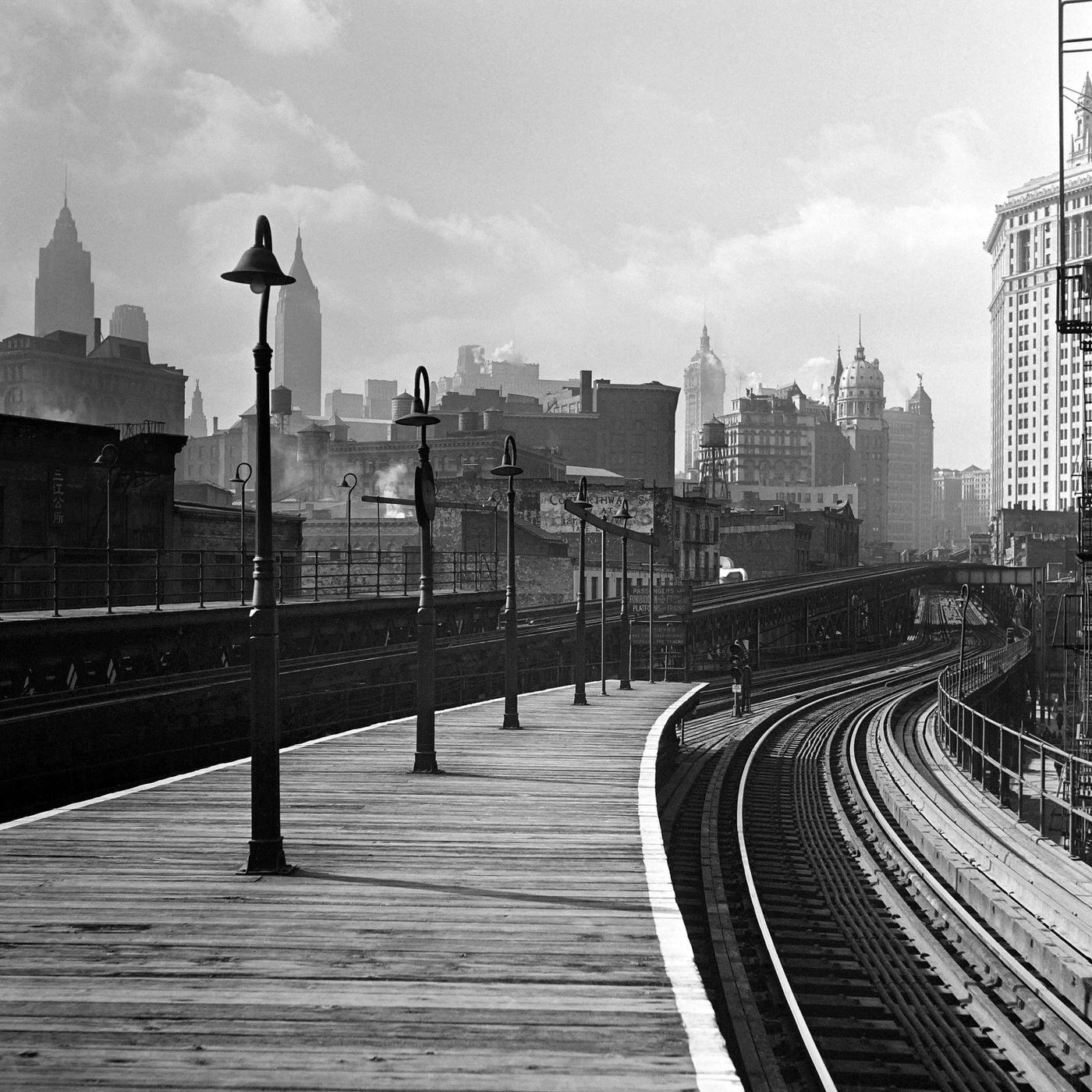 Subway Station Near Chinatown, Manhattan, 1947