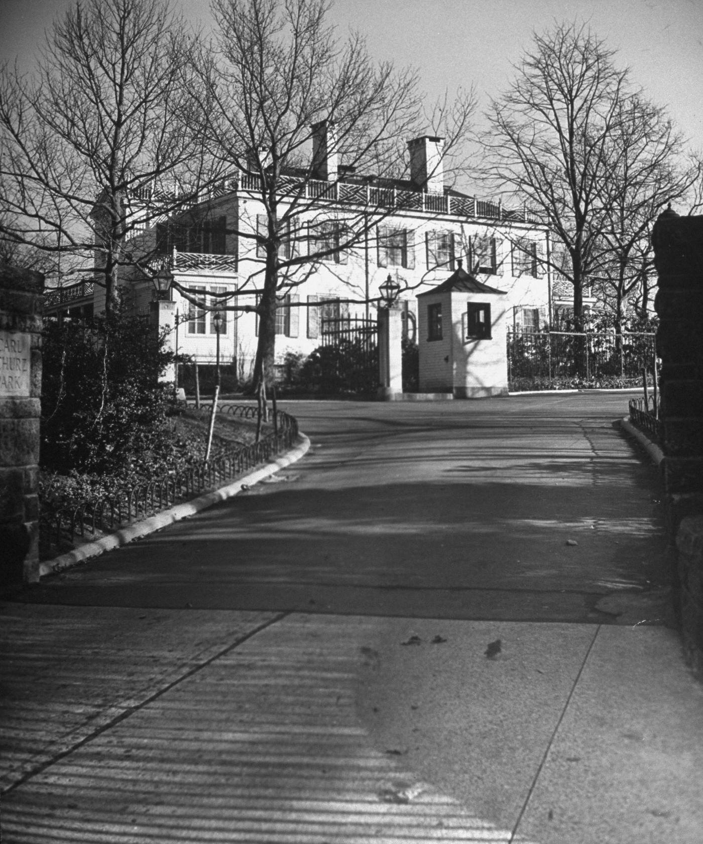Exterior Of Mayoral Residence, Gracie Mansion, Manhattan, 1947