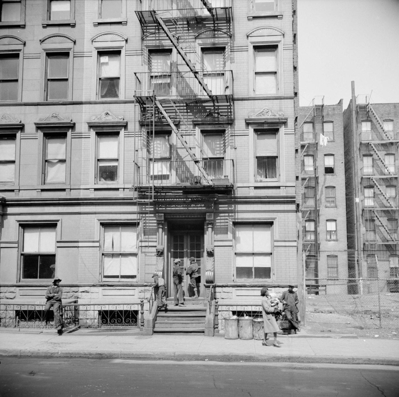 A Harlem Apartment House, Manhattan, 1948