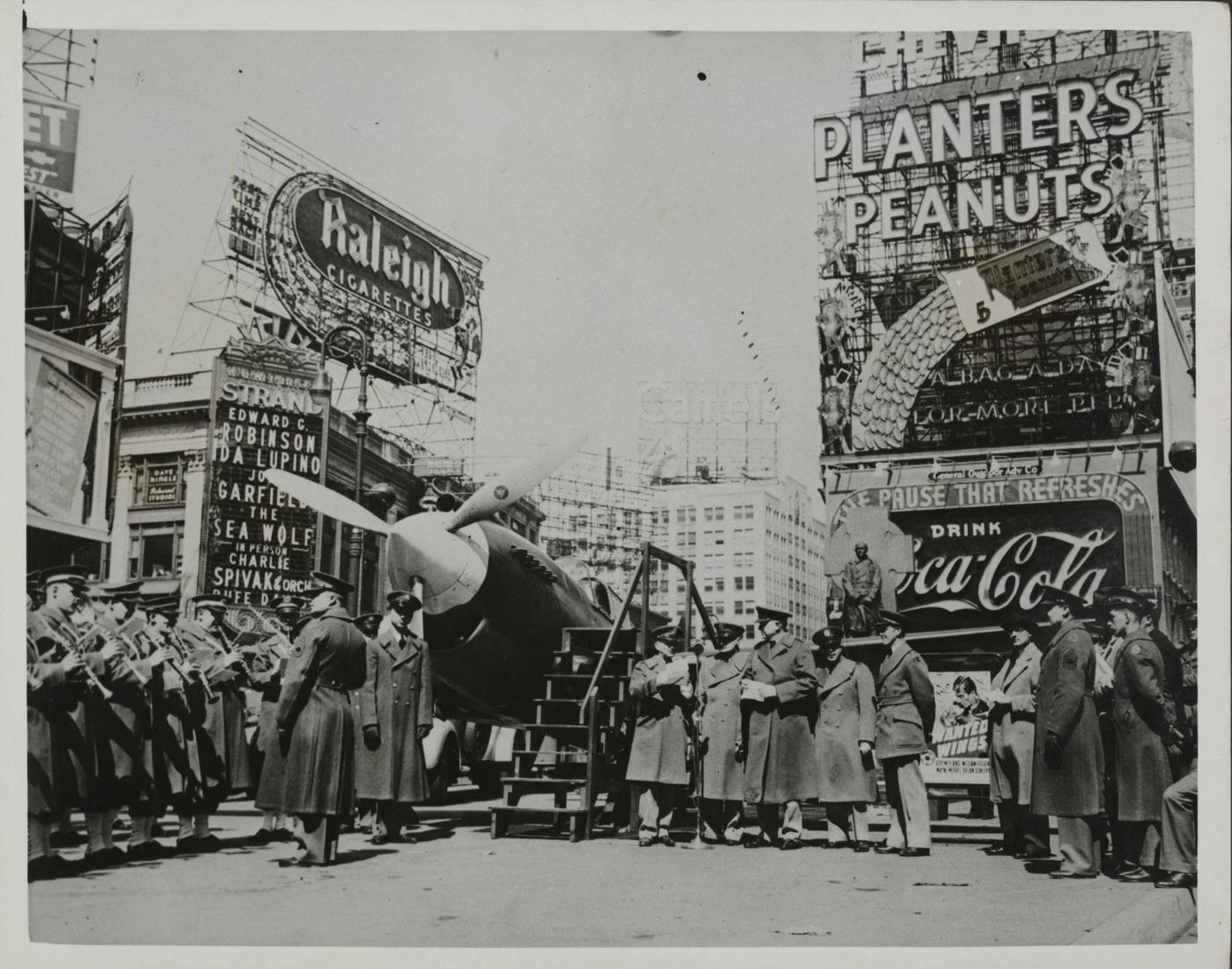 Piccadilly In New York, Installation In Duffy Square, Corner Of Times Square, Manhattan, 1940
